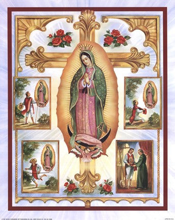 Lady of Guadalupe Montage