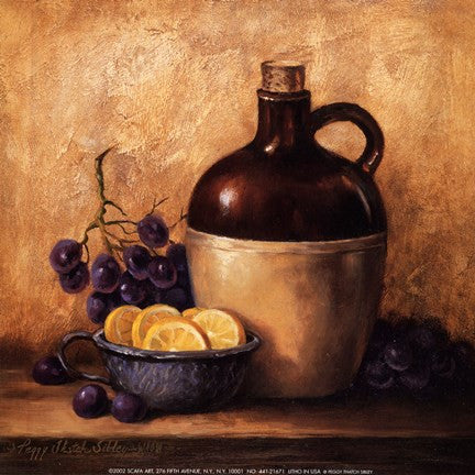 Jug with Grapes and Lemons