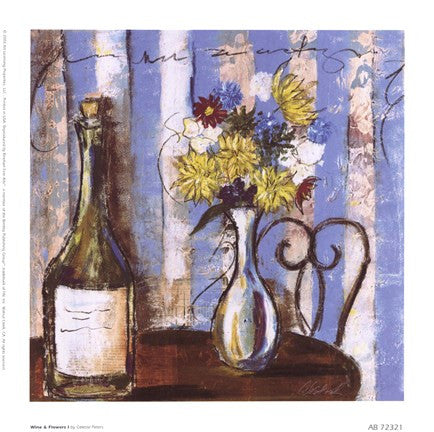 Wine and Flowers I