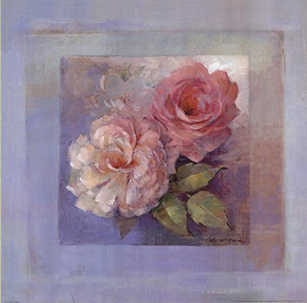 Roses on Blue I