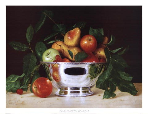 Fruit In a Bowl Of Silver