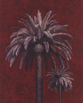 Palm Study On Red