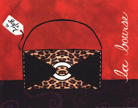 Leopard Handbag II