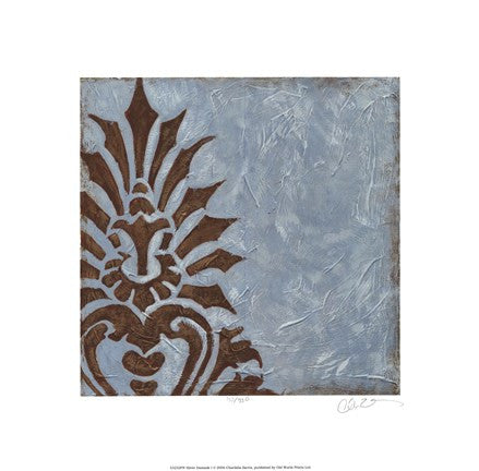 Silver Damask I