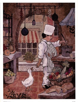 Chef With Goose