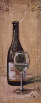 White Wine With Glass