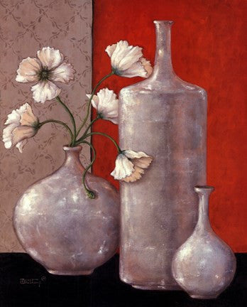 Silverleaf And Poppies II