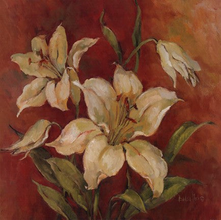 Crimson Lilies I