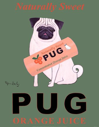 Pug Orange Juice