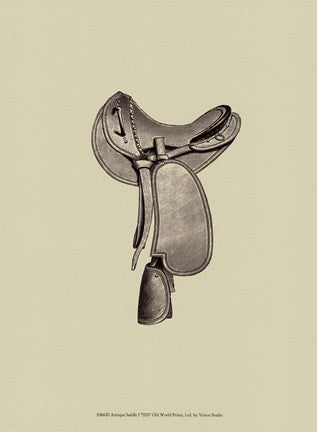 Antique Saddle I