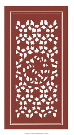 Shoji Screen In Cinnabar II