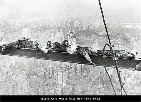 Men on Beam - Radio City, 1932