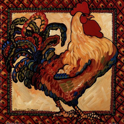 Provincial Rooster Red