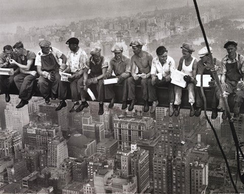 Lunchtime Atop a Skyscraper, c.1932