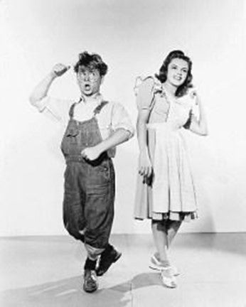 Judy Garland and Mickey Rooney