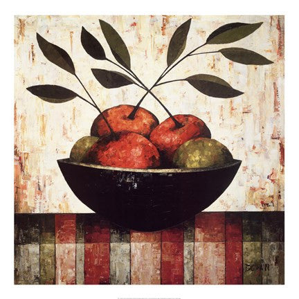 Fruit Bowl on Silk