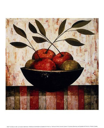 Fruit Bowl on Silk