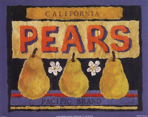 Pear Crate Label