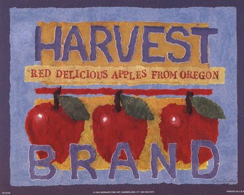 Apple Crate Label