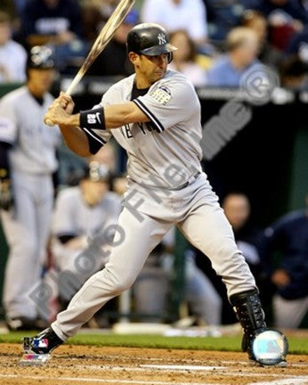 Jorge Posada 2008 Batting Action