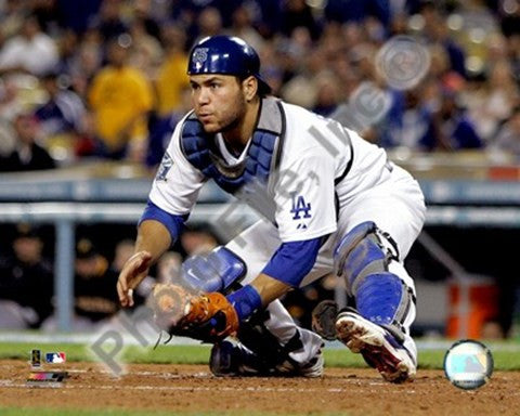 Russell Martin 2008 Catching Action