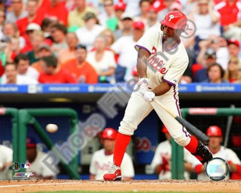 Jimmy Rollins 2008 Batting Action