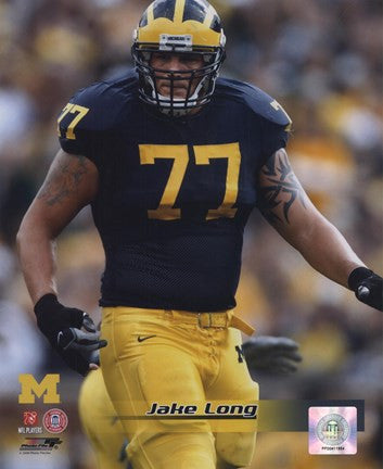 Jake Long University of Michigan Wolverines; 2007 Action