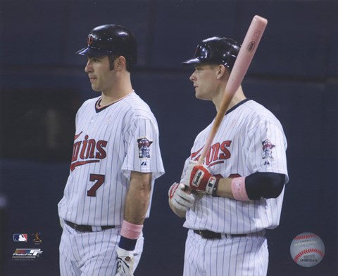 Joe Mauer & Justin Morneau 2008 Group Shot