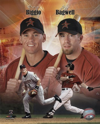 Craig Biggio and Jeff Bagwell Portrait Plus, 1999