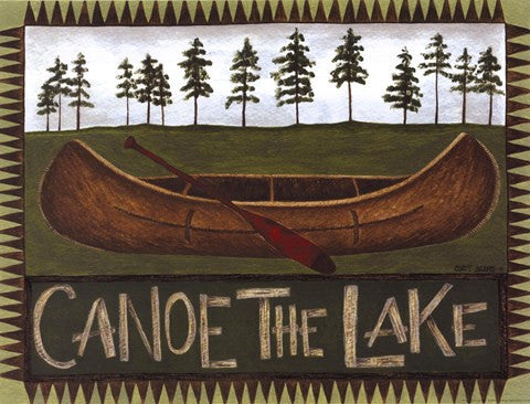 Canoe On The Lake