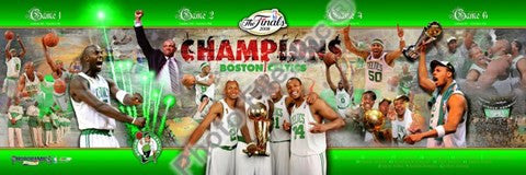 2007-08 Celtics NBA Finals Champions Photoramic