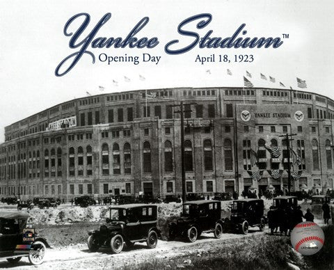 Yankee Stadium 1923 Opening Day With Overlay