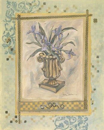 Iris Still Life Composition