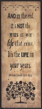 The Years in Your Life