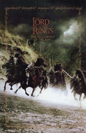 Lord of the Rings: Fellowship of the Ring Battling on Horses