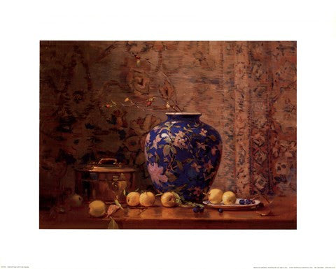 Oriental Vase with Crab Apples