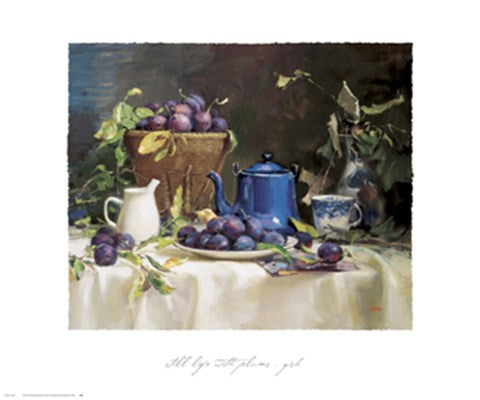 Still Life with Plums