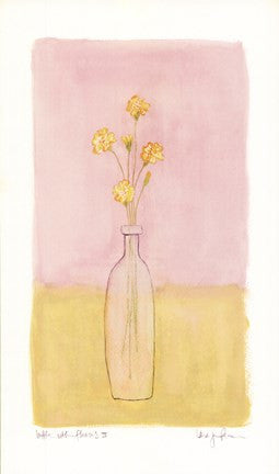 Bottle With Flowers lll