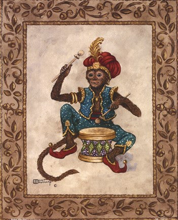 Monkey With Drum