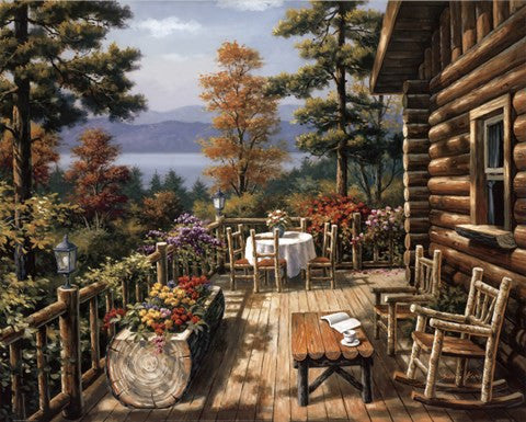 Log Cabin Porch