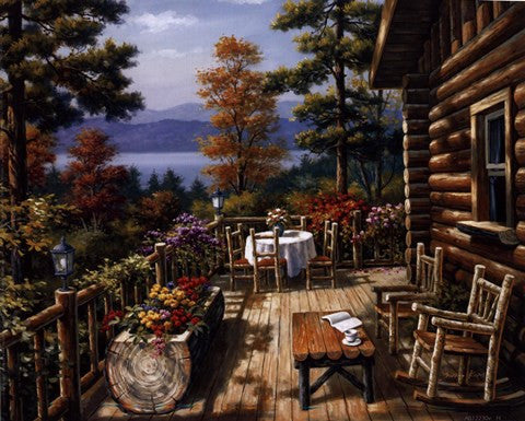 Log Cabin Porch