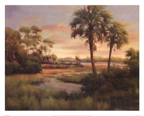 River Cove With Palms I