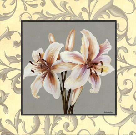 Lillies With Scroll