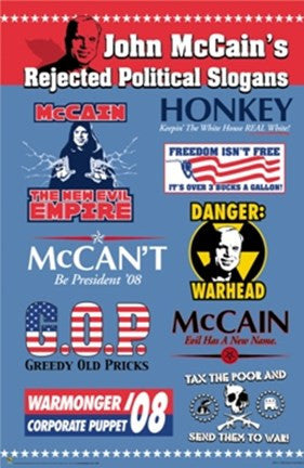 John McCain's Rejected Political Slogans