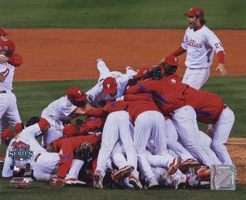 2008 Philadelphia Phillies World Series Champions Team Celebration Horizontal