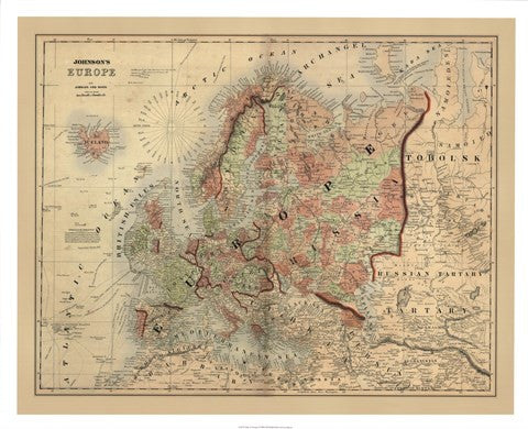 Antique Map of Europe