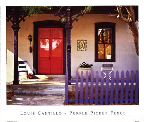 Purple Picket Fence