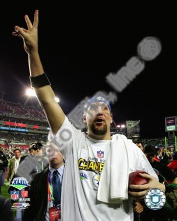 Ben Roethlisberger Celebrates - Super Bowl XLIII - #7