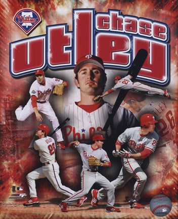 Chase Utley 2008 Portrait Plus