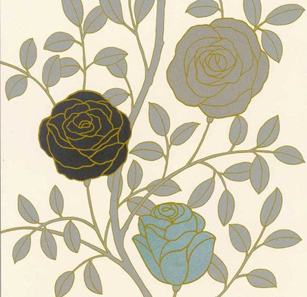 Rose Garden I Gold